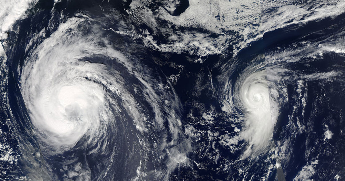 hurricanes forming in the atlantic