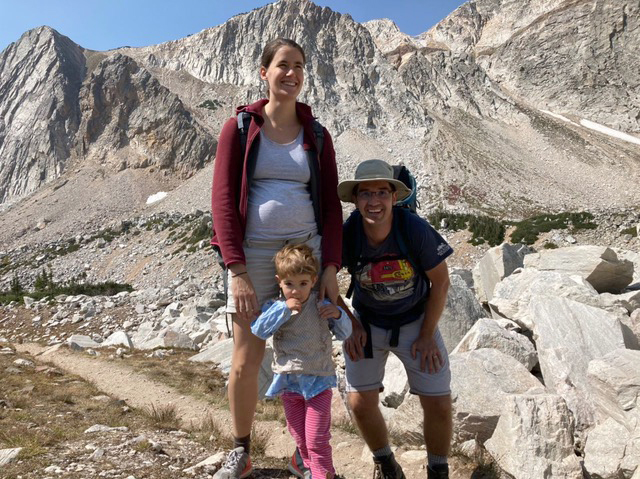 Maria Rugenstein and her husband, Jeremy, and daughter, Frida, recently went on their first hike since moving to the U.S. – in Wyoming, due to the wildfires in Colorado.