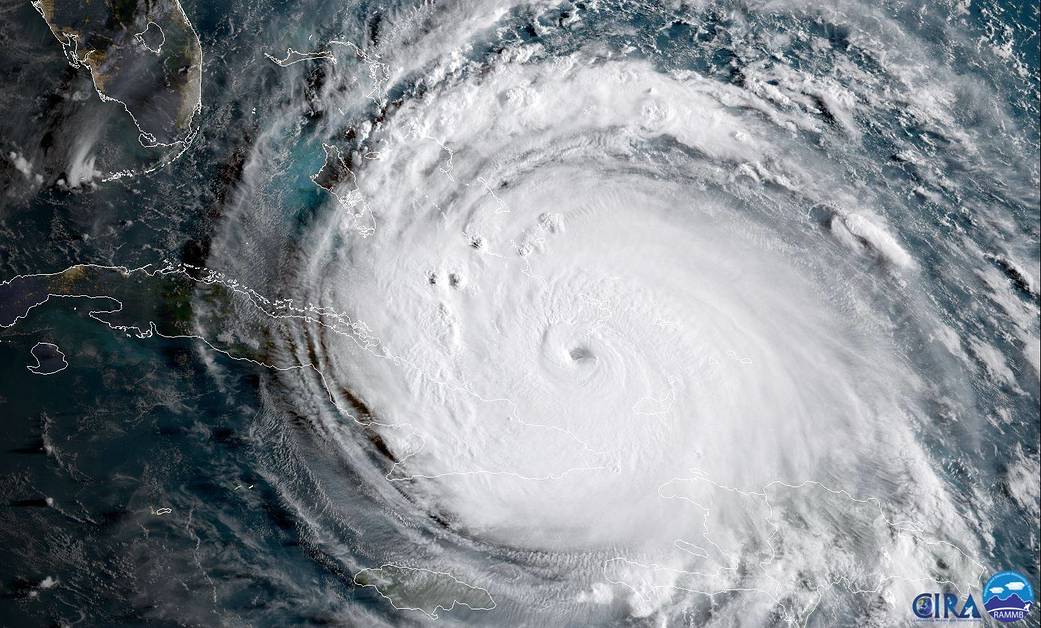 Hurricane Irma image from CIRA research team
