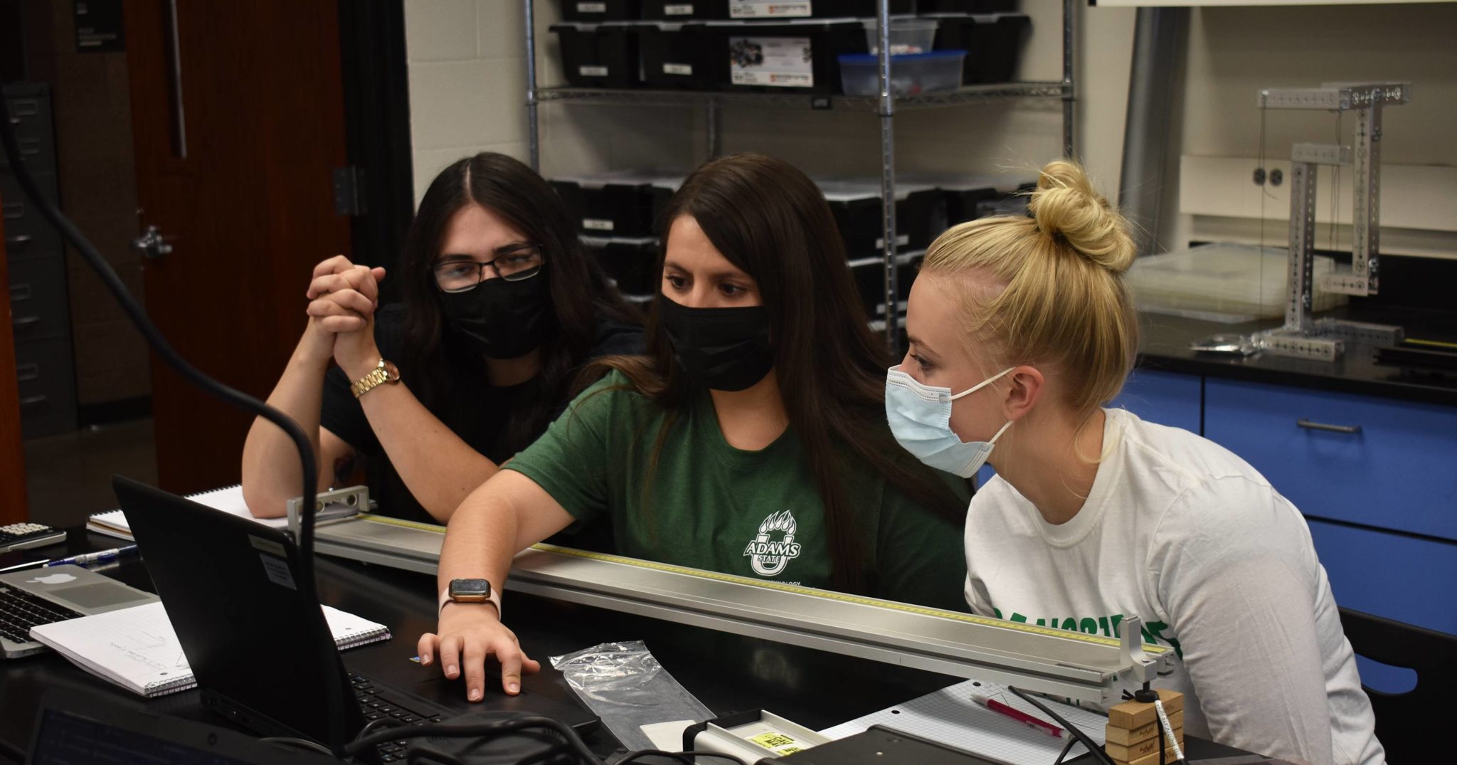 Students in a lab at Adams State University