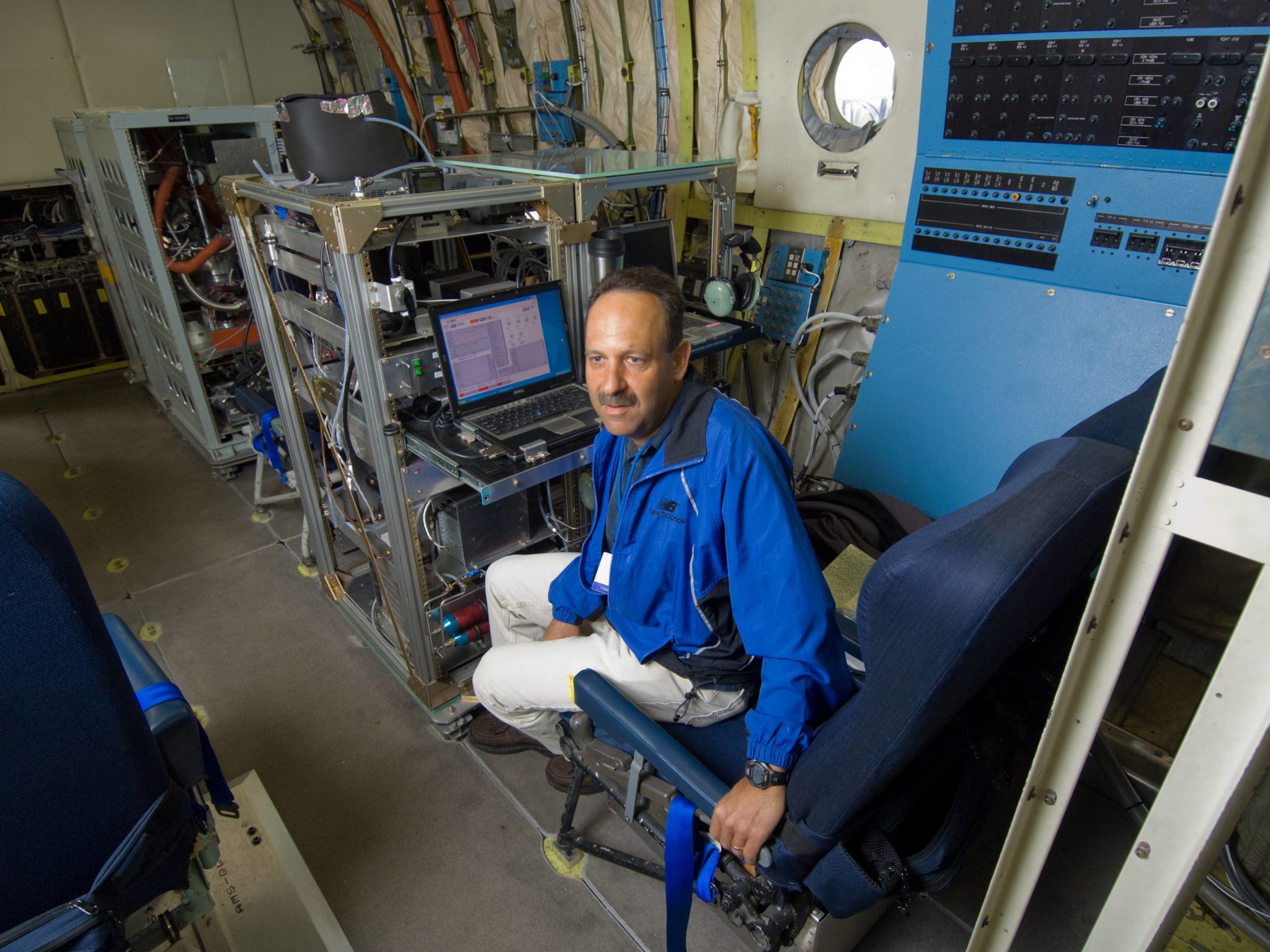 Paul Demott on C-130 research plane