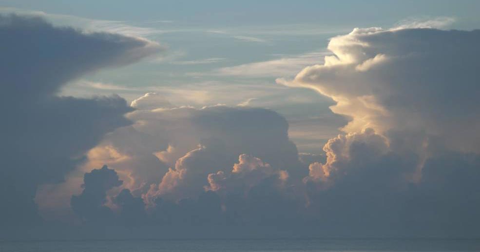stormclouds seen from Cape Canaveral
