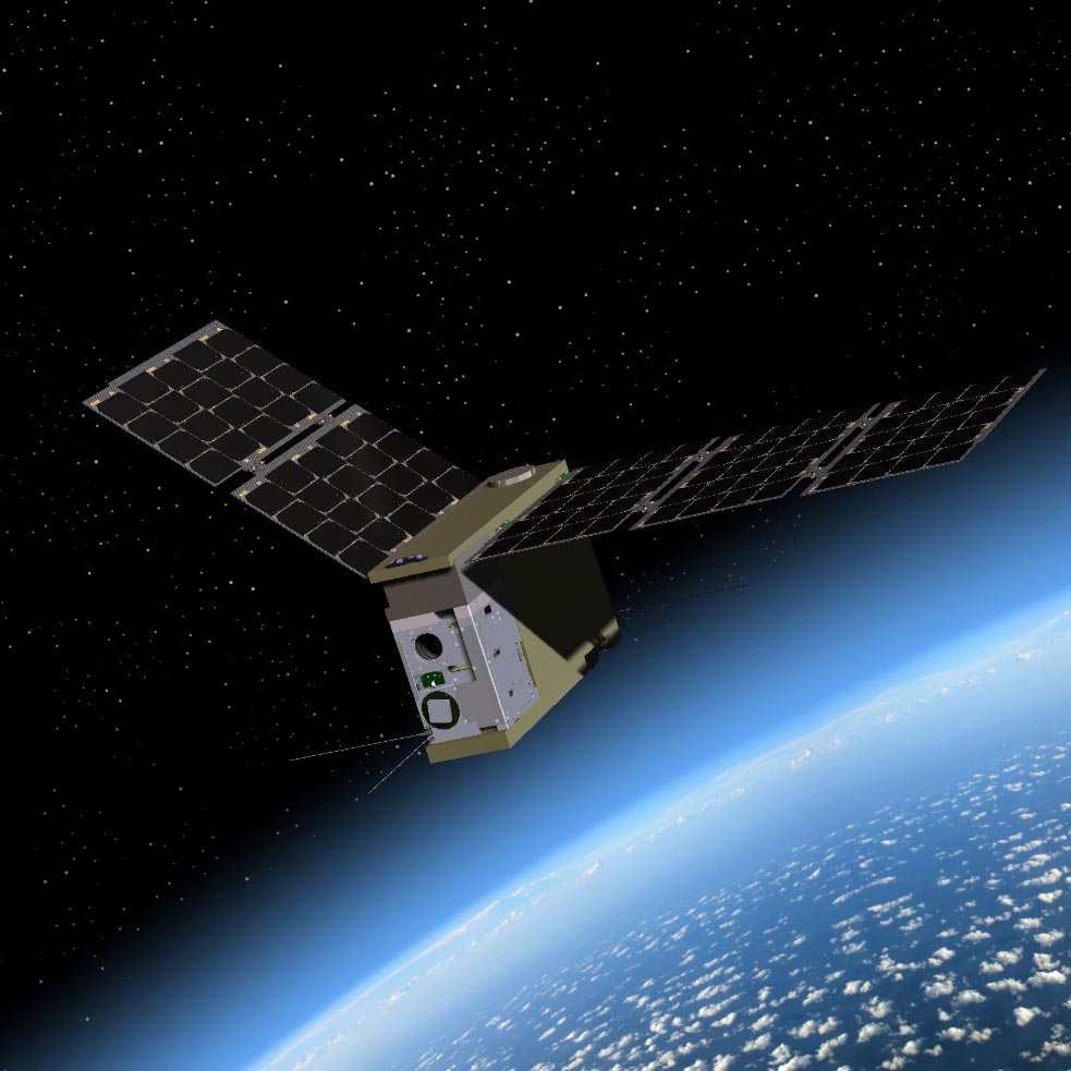 TEMPEST D satellite in flight