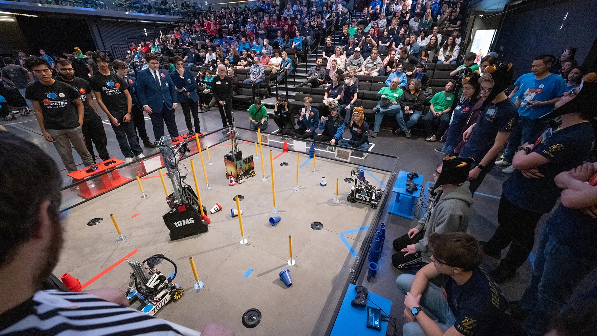 robots compete at Lory Student center theatre