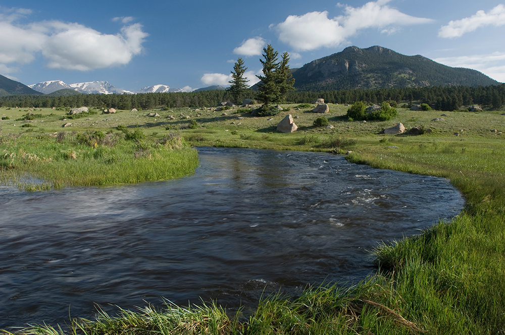 The Big Thompson River in Rocky Mountain National Park.